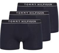 Tommy Hilfiger Calzoncillos bóxer Hombre Pack de 3 Trunks con Logotipo en la Cintura, Azul (Des Sky/Des Sky/Des Sky), S