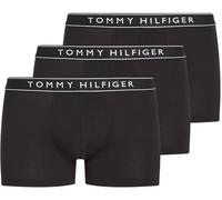 Tommy Hilfiger Calzoncillos bóxer Hombre Pack de 3 Trunks con Logotipo en la Cintura, Negro (Blk/Blk/Blk), M