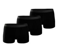 Tommy Hilfiger Calzoncillos bóxer Hombre Pack de 3 Trunks Tejido elástico, Negro (Black/Black/Black), S-M