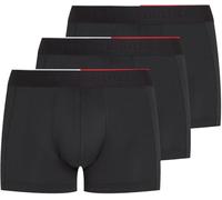 Tommy Hilfiger Calzoncillos bóxer Hombre Pack de 3 Trunks Tejido elástico, Negro (Black/Black/Black), S