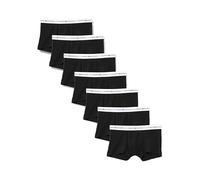 Tommy Hilfiger Calzoncillos bóxer Hombre Pack de 7 Trunks con logotipo en la cintura, Negro (Blk/Blk/Blk/Blk/Blk/Blk/Blk), M
