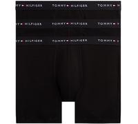 Tommy Hilfiger Calzoncillos bóxer Pack de 3 Hombre Briefs con Logotipo en la Cintura, Negro (Black/Black/Black), S