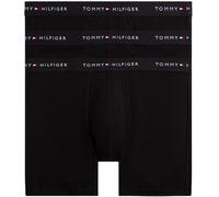 Tommy Hilfiger Calzoncillos bóxer Pack de 3 Hombre Briefs con Logotipo en la Cintura, Negro (Black/Black/Black), L