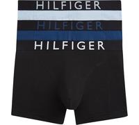 Tommy Hilfiger Calzoncillos bóxer Pack de 3 Hombre Trunks con Logotipo en la Cintura, Multicolor (BRZ BLU/Blk/BLU JN), XXL