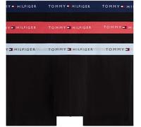 Tommy Hilfiger Calzoncillos bóxer Pack de 3 Hombre Trunks con Logotipo en la Cintura, Multicolor (FRS Cran/Swt BLU/NGHT Sky), L
