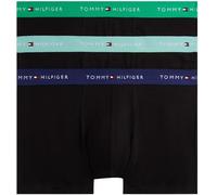 Tommy Hilfiger Calzoncillos bóxer Pack de 3 Hombre Trunks con Logotipo en la Cintura, Multicolor (Mint Jade/Olympic Grn/PRP Nvy), S