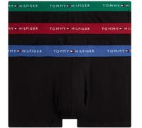 Tommy Hilfiger Calzoncillos bóxer Pack de 3 Hombre Trunks con logotipo en la cintura, Multicolor (Reg Red/Blu Awrd/Nouv Green), M