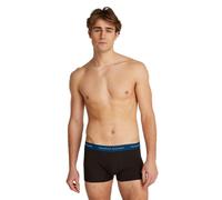 Tommy Hilfiger Calzoncillos bóxer Hombre Pack de 3 Trunks con Logotipo en la Cintura, Multicolor (Swt BLU/Prim Grn/DP Ind), S-M