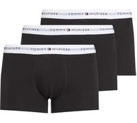 Tommy Hilfiger Calzoncillos bóxer Pack de 3 Hombre Trunks con Logotipo en la Cintura, Multicolor (TH Wht/TH Wht/TH Wht), L