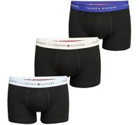Tommy Hilfiger Calzoncillos bóxer Pack de 3 Hombre Trunks con Logotipo en la Cintura, Multicolor (Vsl BLU/Lght CST/WDG BLU), M