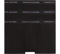 Tommy Hilfiger Calzoncillos bóxer Pack de 3 Hombre Trunks con Logotipo en la Cintura, Negro (Black/Black/Black), XXL