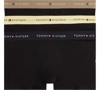 Tommy Hilfiger Calzoncillos bóxer Pack de 3 Hombre Trunks de algodón elástico, Negro (Blk/Citrnela/Woodridge), S