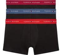 Tommy Hilfiger Calzoncillos bóxer Pack de 3 Hombre Trunks de algodón elástico, Negro (Fre Rd/Ae Sea/RAS Ju), S