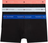 Tommy Hilfiger Calzoncillos bóxer Pack de 3 Hombre Trunks de algodón elástico, Negro (PCH Dusk/Tme COB/Keep Blue), S