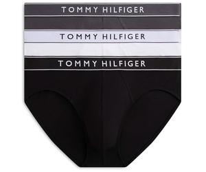 Tommy Hilfiger Calzoncillos Hip Briefs Pack de 3 Hombre con Logotipo en la Cintura