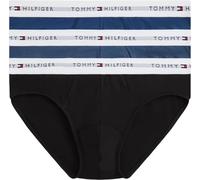 Tommy Hilfiger 3p Brief Um0um03875 Calzoncillo, Black (Blk/BLU JN/AG Sea), S para Hombre