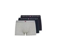 Tommy Hilfiger Pack de 3 Calzoncillos Bóxer Trunks para Hombre Ropa Interior, Multicolor (Des Sky/Grey Htr/Des Sky), S