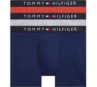 Tommy Hilfiger Calzoncillos Tipo bóxer 3P para Hombre, UM0UM03764, Color Gris (Drk Ash/PRP Nvy/TR Rd), XS
