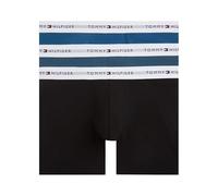 Tommy Hilfiger Calzoncillos Tipo bóxer 3P para Hombre, UM0UM03892, Color Negro (Negro/Azul JN/AG Sea), Talla M