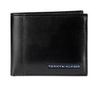 Tommy Hilfiger Cambridge Passcase cartera con tarjetero extraíble de cuero - negro - talla única