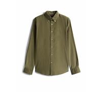 Tommy Hilfiger Camisa Hombre Solid Corduroy Regular Fit, Verde (Battle Green), XXL