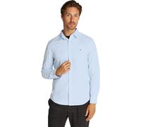 Tommy Hilfiger Camisa de popelina flexible con cuello Kent para hombre