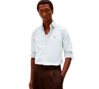 Tommy Hilfiger Camisa Heritage Oxford Stripe RF MW0MW36238 L/S para Hombre, Verde, XXL, Verde (Nouveau Green/White), XXL