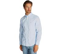 Tommy Hilfiger Camisa Hombre Flex Poplin Polka Dot Regular Fit, Azul (Sweet Blue/White Dot), XXL