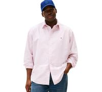 Tommy Hilfiger BT - Heritage OXF STP RF Camisa para Hombre MW0MW43024 L/S, Color Rojo, XXL_Plus, Rojo (Rojo Mediano/Blanco), XXL Grande
