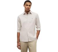 Tommy Hilfiger Camisa Hombre Oxford Shirt de Manga Larga