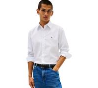 Tommy Hilfiger Camisa Flex Poplin Falsa sólida RF MW0MW41711 L/S, Azul, XL, Azul (Azul Dulce), XL