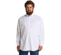 Tommy Hilfiger Camisa Hombre Poplin Polka Dot de algodón, Blanco (Optic White / Navy Dot), XXL