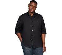 Tommy Hilfiger Men's BT - Core Flex Poplin RF Shirt L/S Shirt, Black, XXL