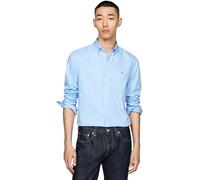 Tommy Hilfiger Camisa Hombre Slim Fit de Algodón, Azul (Vessel Blue), 3XL