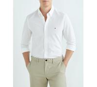 Tommy Hilfiger Camisa hombre slim fit de manga larga. Blanco S