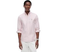 Tommy Hilfiger Camisa Hombre Stripe Regular Fit de Manga Larga