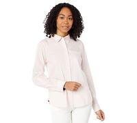 Tommy Hilfiger Solid Roll Tab Camisa Abotonada, Rosa Bailarina, M para Mujer