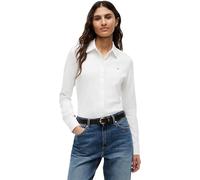 Tommy Hilfiger Camisa Mujer 1985 Slim con Cuello francés, Blanco (Ecru), XS