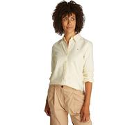 Tommy Hilfiger Camisa Mujer Oxford Relaxed Fit, Amarillo (Lemon Zest), 32