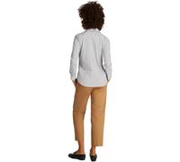 Tommy Hilfiger Camisa Mujer Poplin Regular Fit, Multicolor (Classic Ithaca/Dark Night Navy), 42