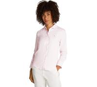 Tommy Hilfiger Camisa Mujer Poplin Regular Fit, Rosa (Light Pink), 32
