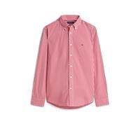 Tommy Hilfiger Camisa Flex Poplin Big Gingham RF MW0MW41713 L/S para Hombre, Color Rojo, Talla L, Rojo (Rojo Medio/Cuadros), L