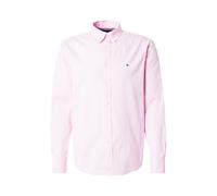 Tommy Hilfiger Camisa Hombre Flex Poplin Solid Regular Fit, Rosa (Classic Pink), XL