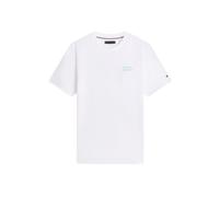 TOMMY HILFIGER Camiseta amarillo / menta / negro / blanco S amarillo / menta / negro / blanco