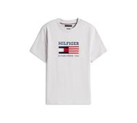 TOMMY HILFIGER Camiseta 'AMERICANA' navy / gris moteado / rojo / offwhite M navy / gris moteado / rojo / offwhite