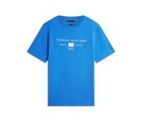 Tommy Hilfiger Brand Love Mono Stack tee MW0MW42365 S/S - Camiseta para Hombre, Color Azul, Talla M