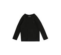 Tommy Hilfiger Niño Camiseta Manga Larga Básica, Negro (Meteorite), 8 Años