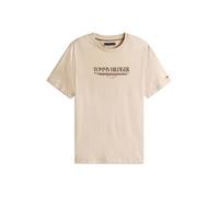 TOMMY HILFIGER Camiseta beige / marino / negro / blanco L beige / marino / negro / blanco