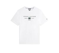 Tommy Hilfiger Brand Love Mono Stack tee Mw0mw42365 Camiseta S/S, White (White), S para Hombre