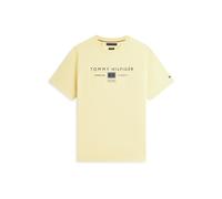 Tommy Hilfiger Brand Love Mono Stack tee Mw0mw42365 Camiseta S/S, Yellow (Citronella), L para Hombre
